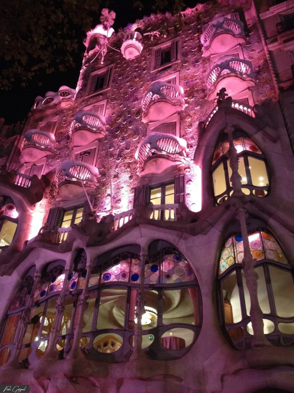 Vue de rue à Barcelone