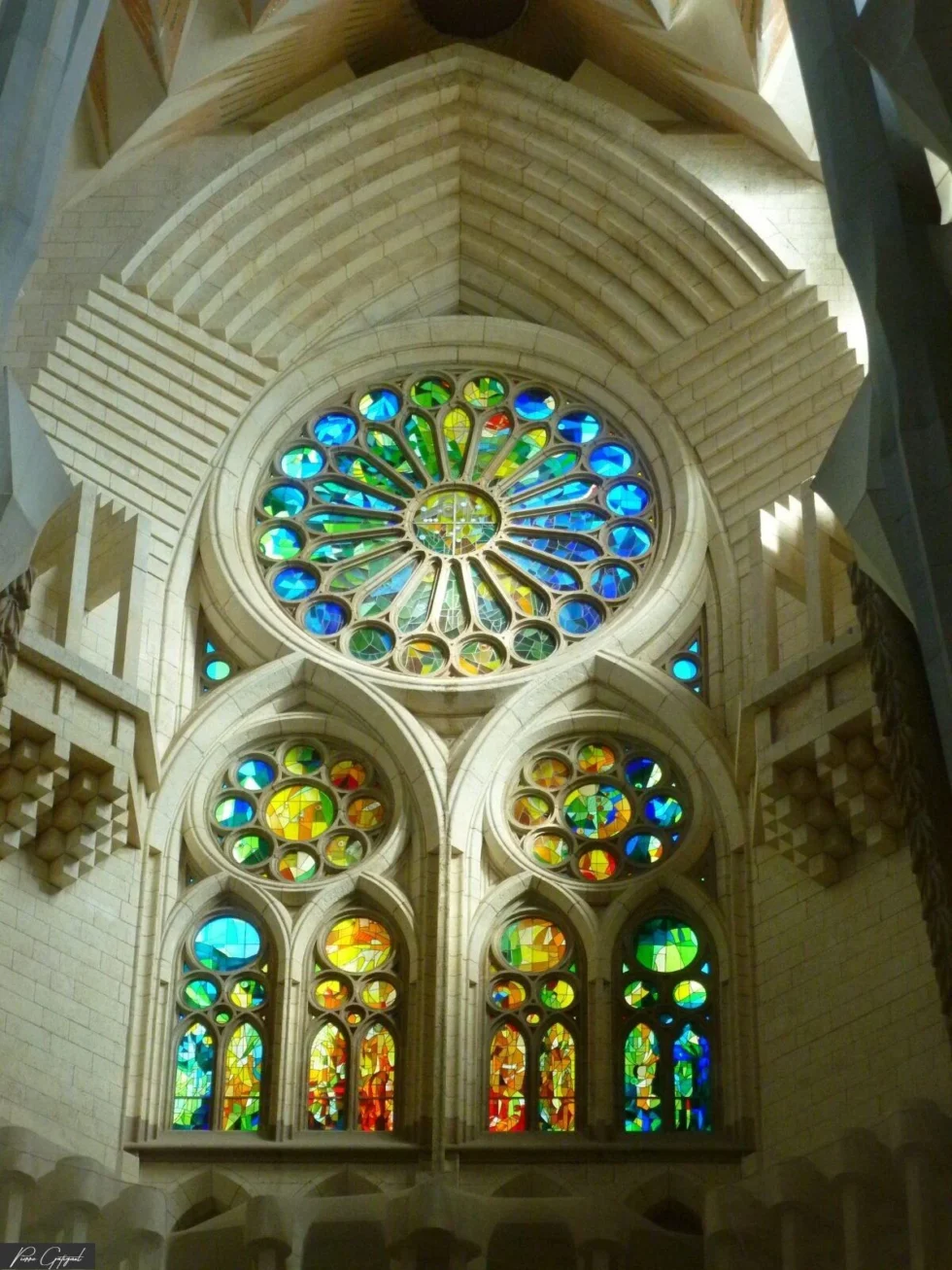 Scène de ville à Barcelone