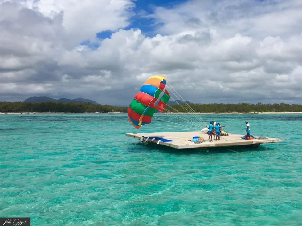 Vue de voyage à l’île Maurice