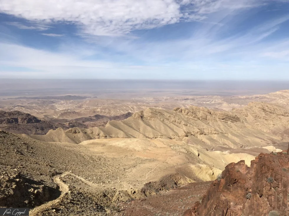 Vue de reportage captée en Jordanie