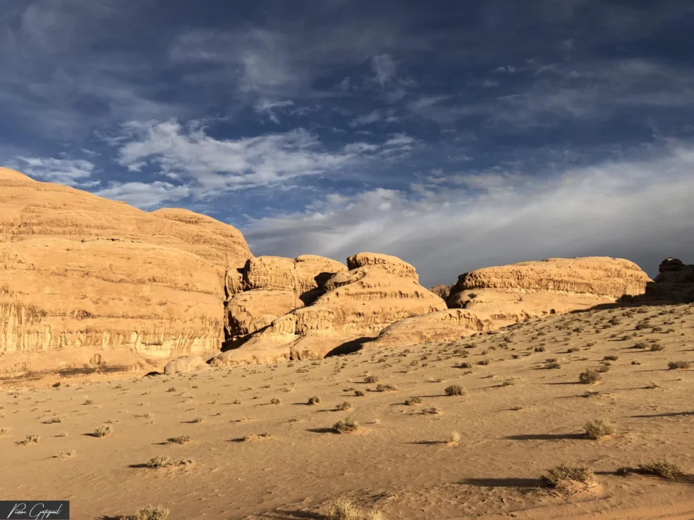 Vue prise pendant un reportage en Jordanie