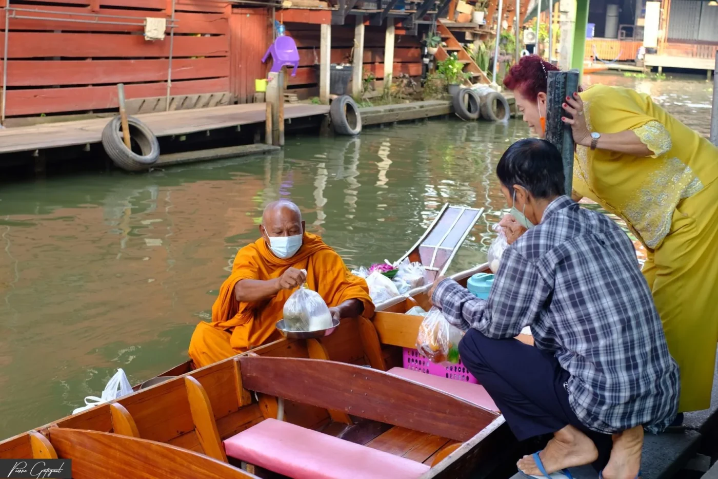 Scène de reportage en Thaïlande