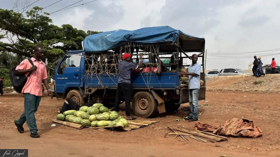 Instant saisi pendant un repérage en Ouganda