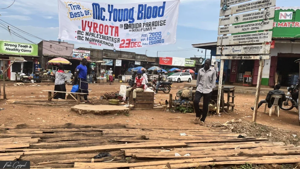Scène documentaire lors d’un repérage en Ouganda